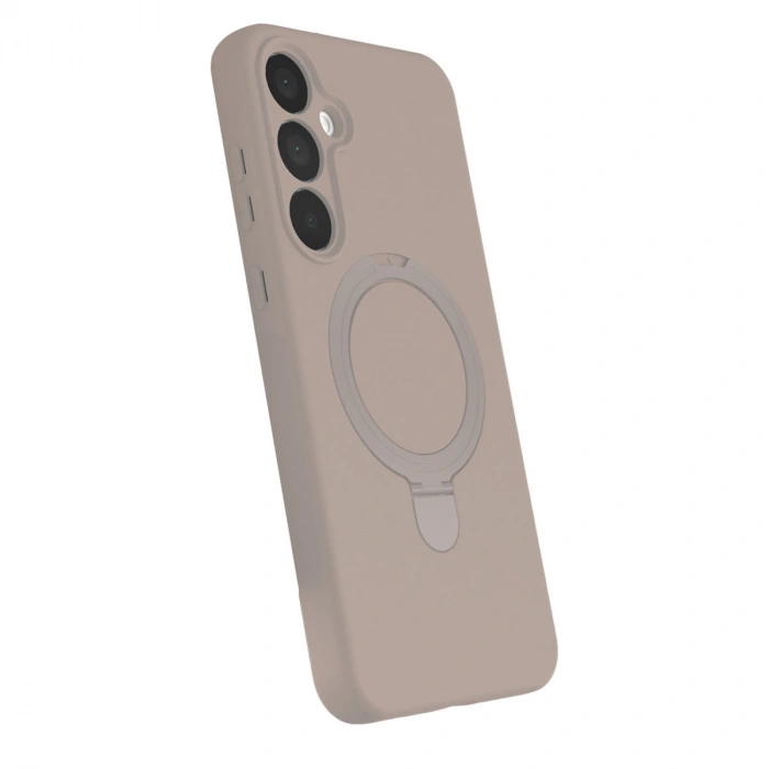 Samsung Galaxy A35 5g Regal Magsafe Standlı Kapak - Çöl Titanyum