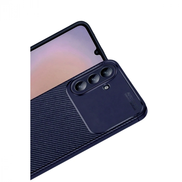 Samsung Galaxy A37 5g Auto Focus Karbon Kapak - Lacivert