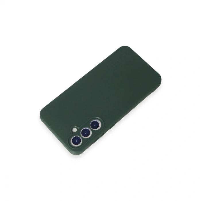 Samsung Galaxy A55 5g Kılıf First Silikon - Koyu Yeşil