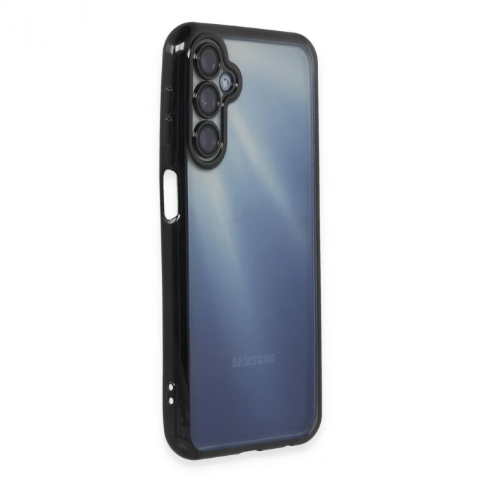 Samsung Galaxy A55 5g Kılıf Razer Lensli Silikon - Siyah