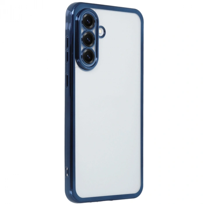 Samsung Galaxy A56 Kılıf Razer Lensli Silikon - Lacivert