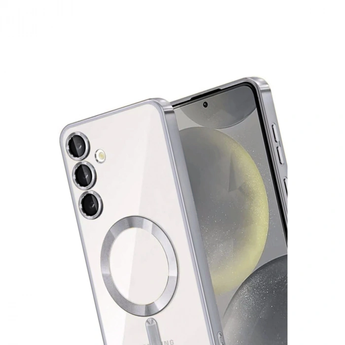 Samsung Galaxy A56 Kross Magneticsafe Kapak - Gümüş