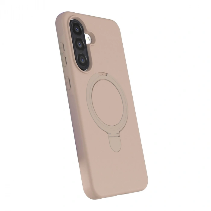 Samsung Galaxy A56 Regal Magsafe Standlı Kapak - Çöl Titanyum