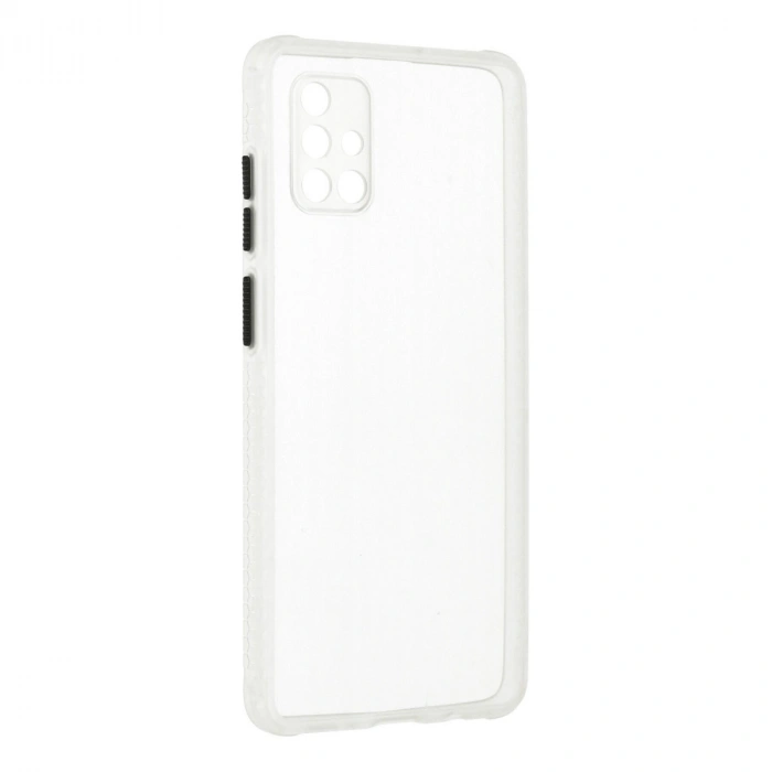 Samsung Galaxy A71 Kılıf Miami Şeffaf Silikon - Şeffaf