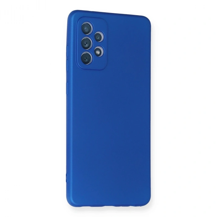Samsung Galaxy A72 Kılıf First Silikon - Mavi