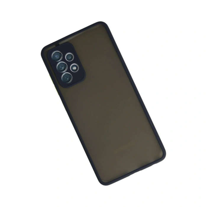 Samsung Galaxy A72 Kılıf Montreal Silikon Kapak - Lacivert