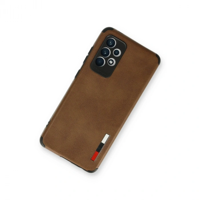 Samsung Galaxy A73 5g Kılıf Loop Deri Silikon - Kahverengi