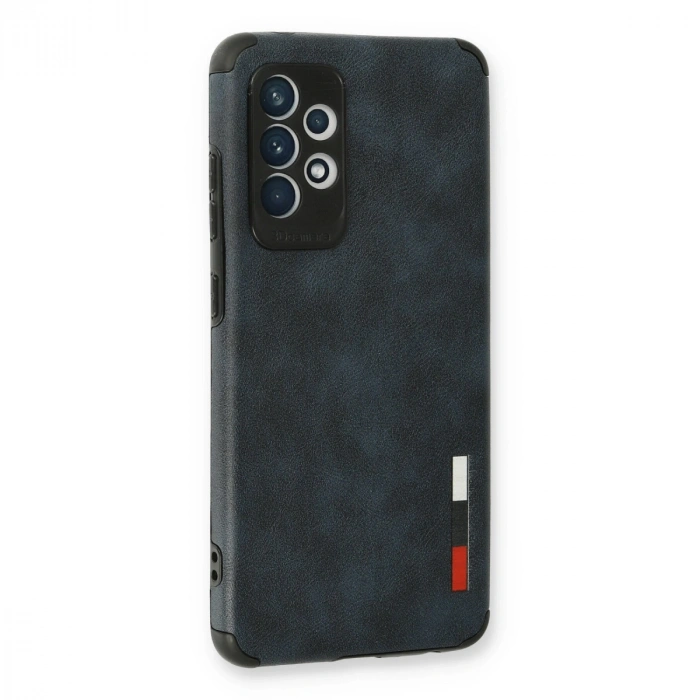 Samsung Galaxy A73 5g Kılıf Loop Deri Silikon - Lacivert