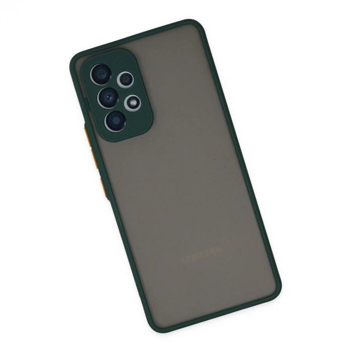 Samsung Galaxy A73 5g Kılıf Montreal Silikon Kapak - Yeşil