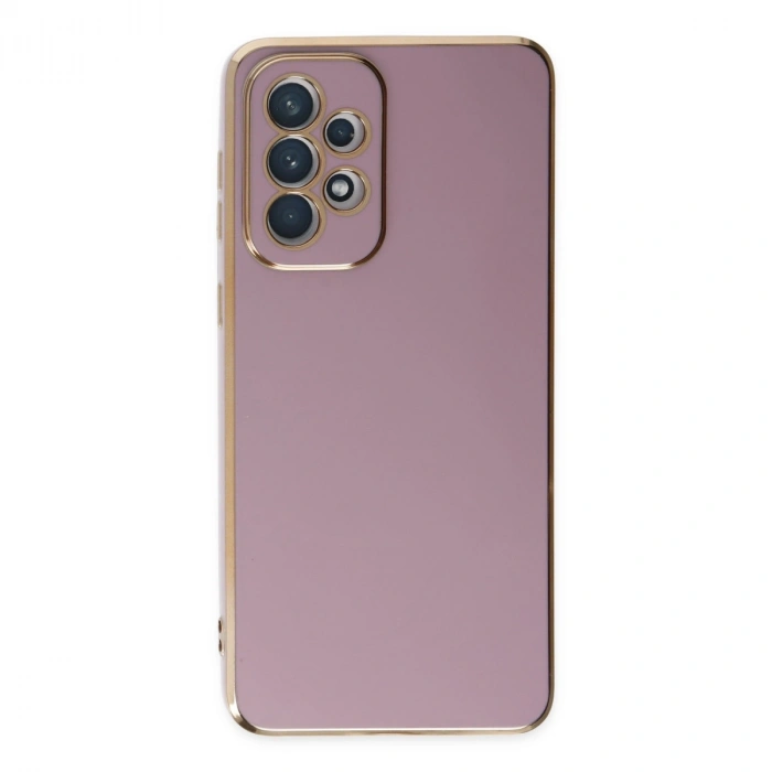 Samsung Galaxy A73 5g Kılıf Volet Silikon - Mor
