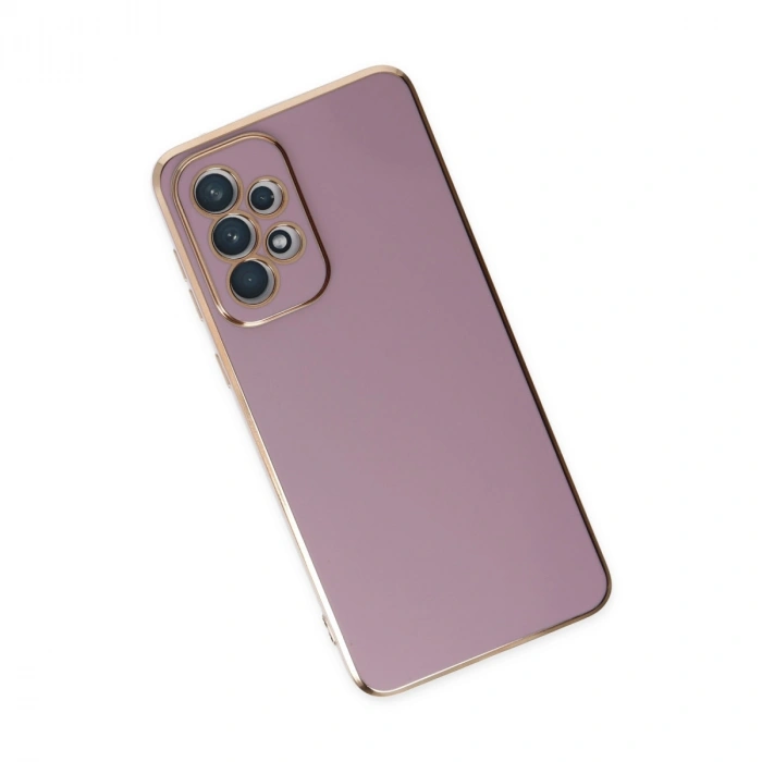 Samsung Galaxy A73 5g Kılıf Volet Silikon - Mor