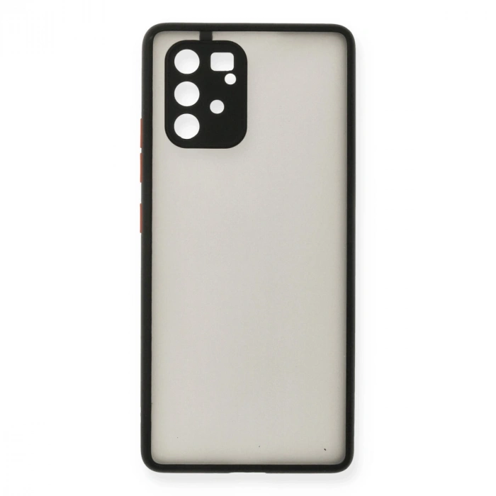 Samsung Galaxy A91 / S10 Lite Kılıf Montreal Silikon Kapak - Siyah