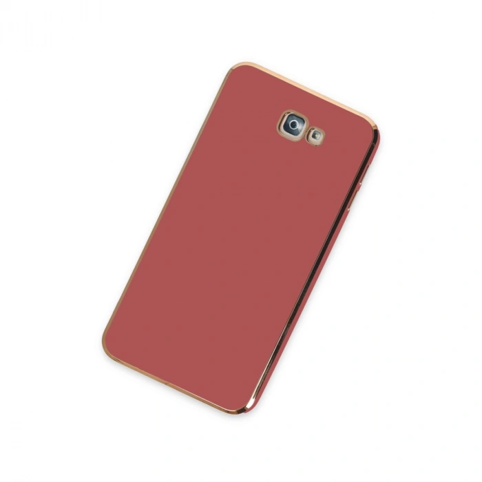 Samsung Galaxy J7 Prime Kılıf Volet Silikon - Kırmızı