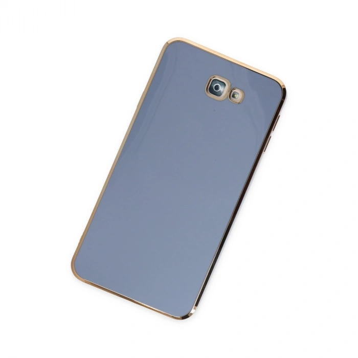 Samsung Galaxy J7 Prime Kılıf Volet Silikon - Mavi