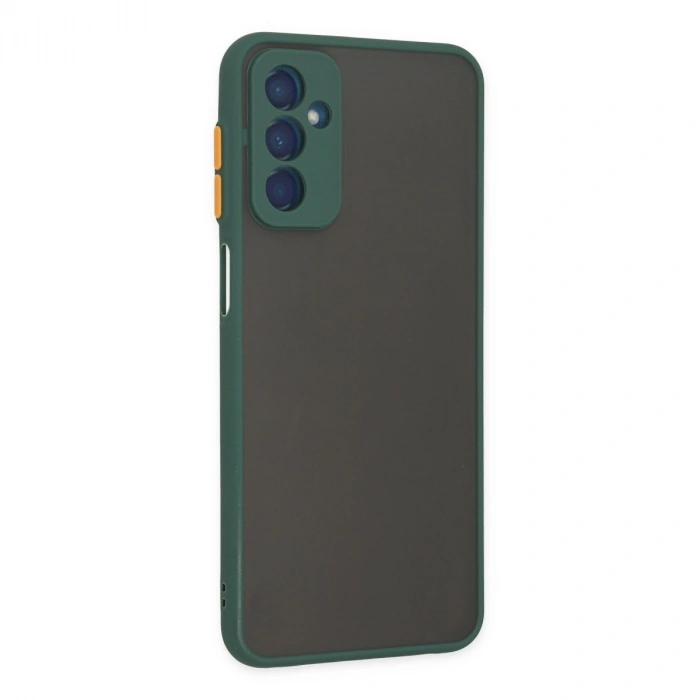 Samsung Galaxy M13 Kılıf Montreal Silikon Kapak - Yeşil