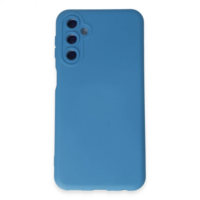 Samsung Galaxy M14 5g Kılıf Nano İçi Kadife Silikon - Mavi