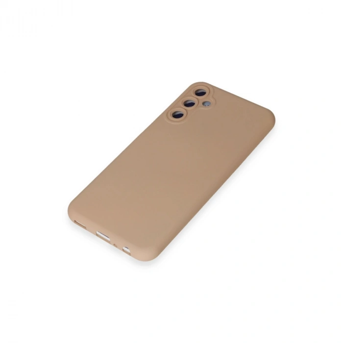 Samsung Galaxy M14 5g Kılıf Nano İçi Kadife Silikon - Pudra