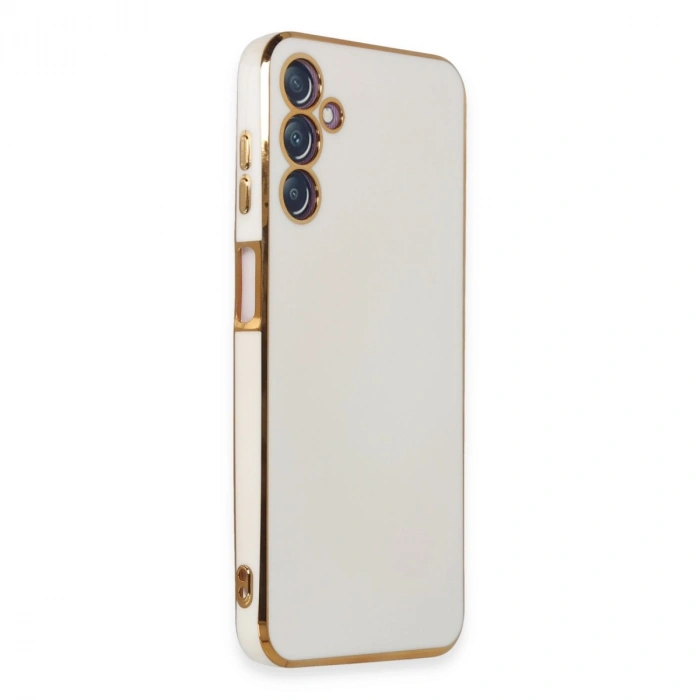 Samsung Galaxy M14 5g Kılıf Volet Silikon - Beyaz