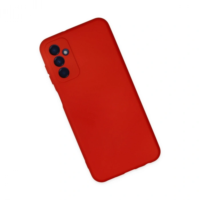 Samsung Galaxy M23 Kılıf Nano İçi Kadife Silikon - Kırmızı