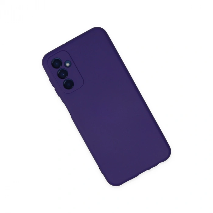 Samsung Galaxy M23 Kılıf Nano İçi Kadife Silikon - Mor