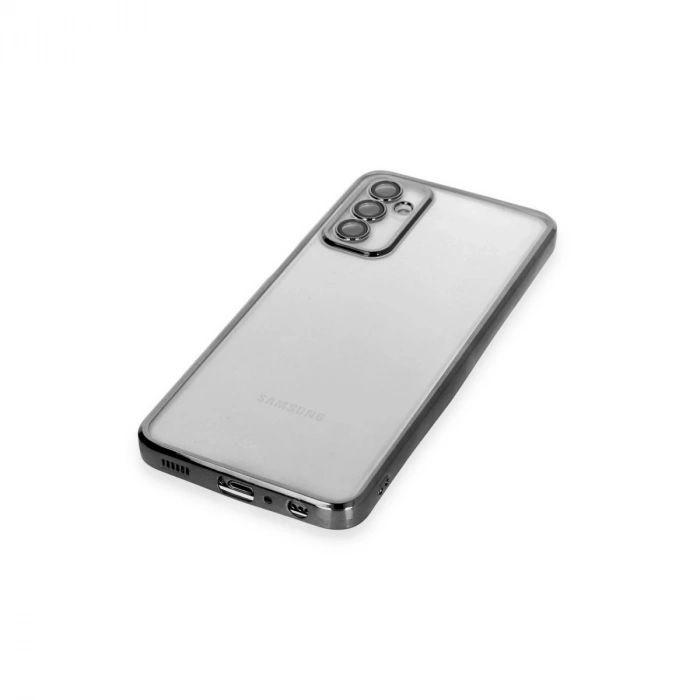 Samsung Galaxy M23 Kılıf Razer Lensli Silikon - Siyah