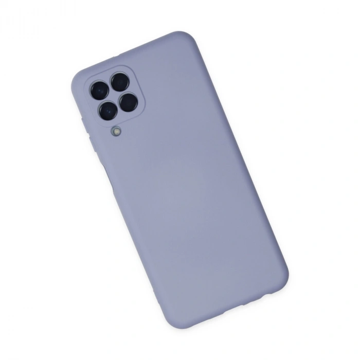Samsung Galaxy M33 Kılıf Nano İçi Kadife Silikon - Lila