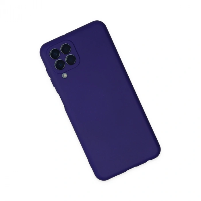 Samsung Galaxy M33 Kılıf Nano İçi Kadife Silikon - Mor