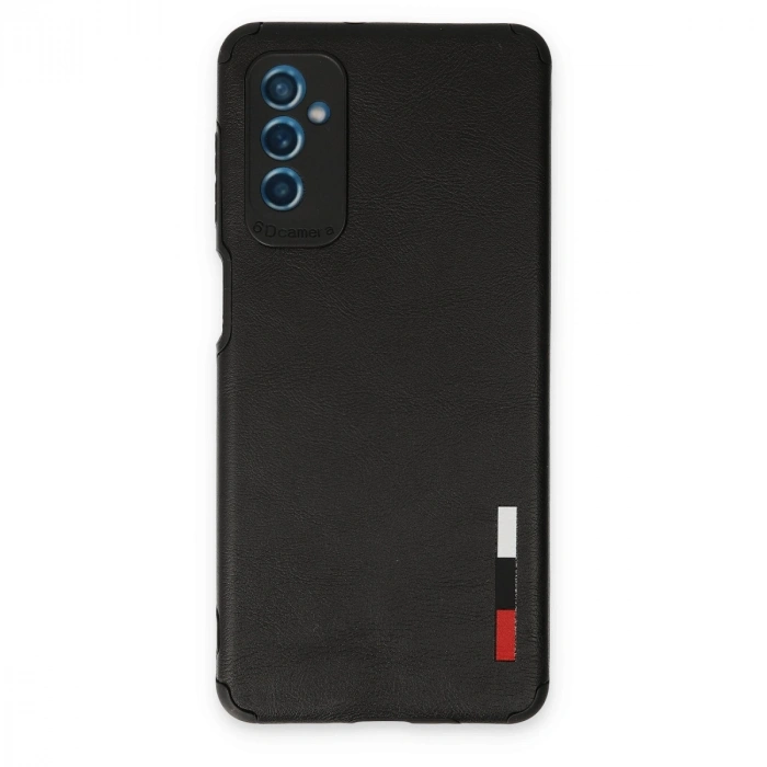 Samsung Galaxy M52 5g Kılıf Loop Deri Silikon - Siyah