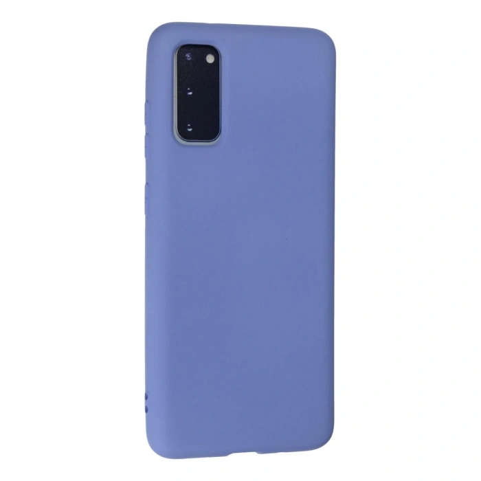 Samsung Galaxy S20 Kılıf Nano İçi Kadife Silikon - Lila