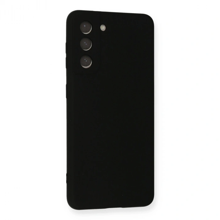 Samsung Galaxy S21 Fe Kılıf Nano İçi Kadife Silikon - Siyah