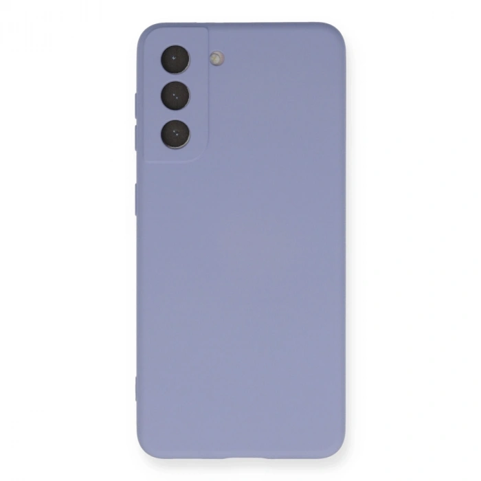 Samsung Galaxy S21 Kılıf Nano İçi Kadife Silikon - Lila