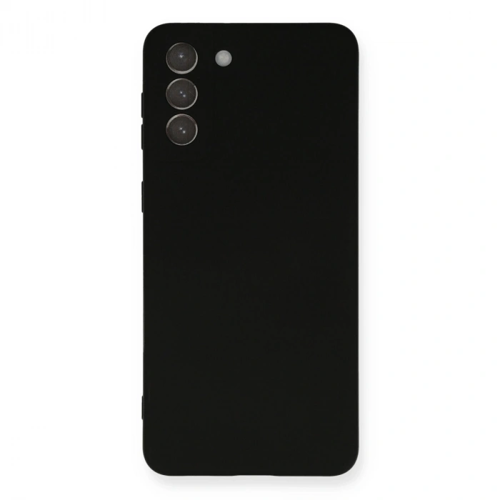 Samsung Galaxy S21 Plus Kılıf Nano İçi Kadife Silikon - Siyah