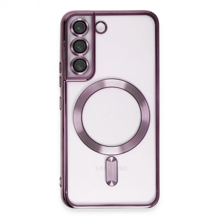 Samsung Galaxy S22 Kılıf Kross Magneticsafe Kapak - Mor