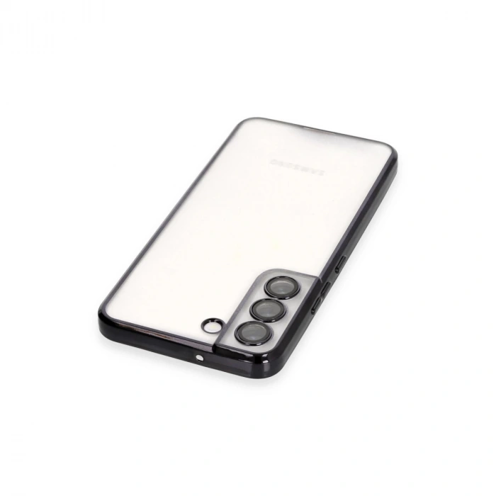 Samsung Galaxy S22 Kılıf Razer Lensli Silikon - Siyah