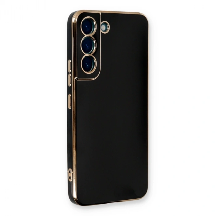 Samsung Galaxy S22 Plus Kılıf Volet Silikon - Siyah