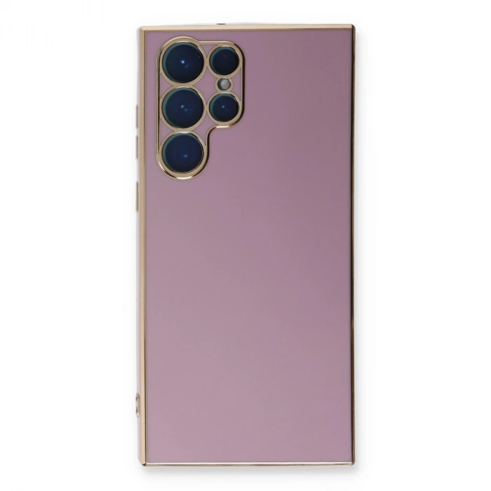 Samsung Galaxy S22 Ultra Kılıf Volet Silikon - Mor