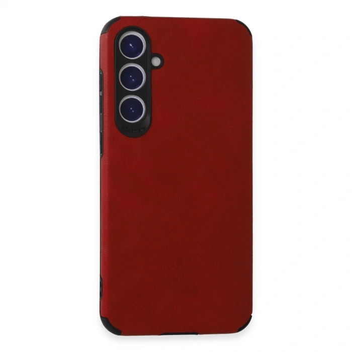 Samsung Galaxy S23 Fe Kılıf Loop Deri Silikon - Kırmızı