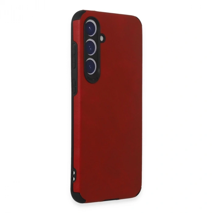 Samsung Galaxy S23 Fe Kılıf Loop Deri Silikon - Kırmızı