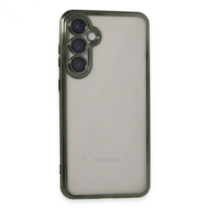 Samsung Galaxy S23 Fe Kılıf Razer Lensli Silikon - Yeşil