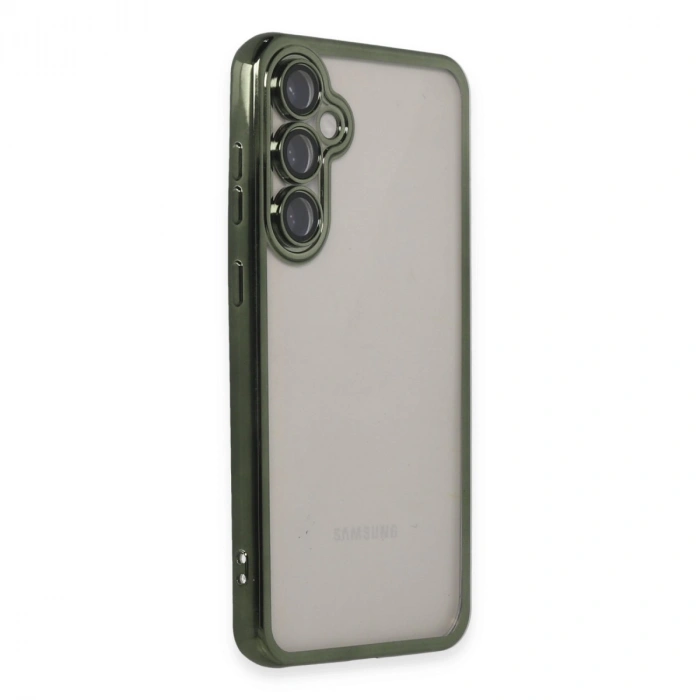 Samsung Galaxy S23 Fe Kılıf Razer Lensli Silikon - Yeşil