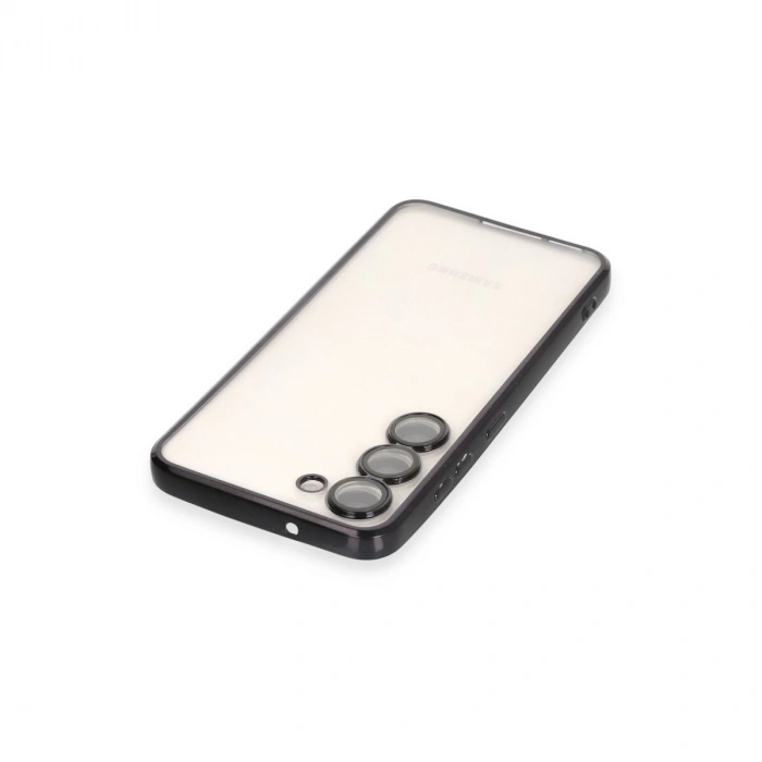 Samsung Galaxy S23 Kılıf Razer Lensli Silikon - Siyah