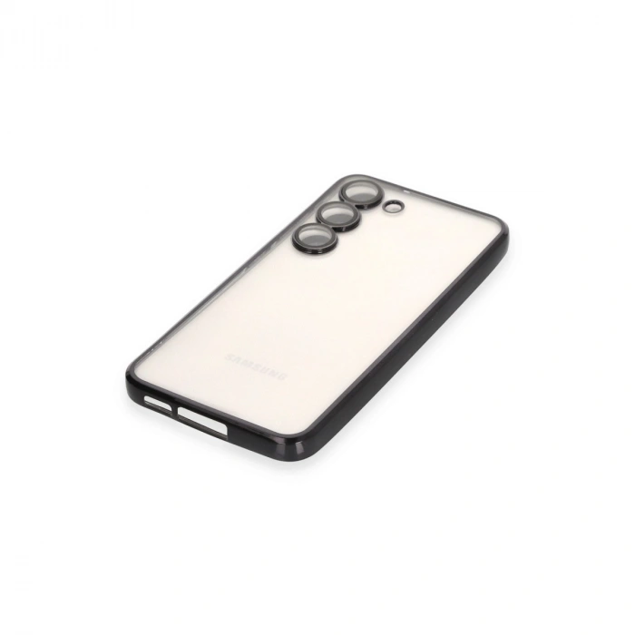 Samsung Galaxy S23 Kılıf Razer Lensli Silikon - Siyah