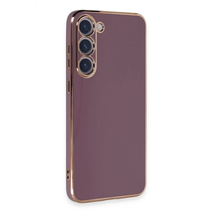 Samsung Galaxy S23 Kılıf Volet Silikon - Mor