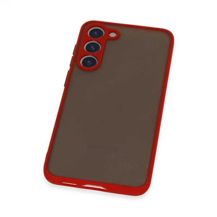 Samsung Galaxy S23 Plus Kılıf Montreal Silikon Kapak - Kırmızı