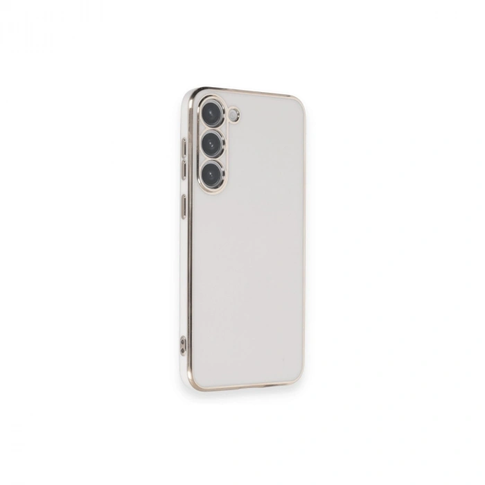 Samsung Galaxy S23 Plus Kılıf Volet Silikon - Beyaz