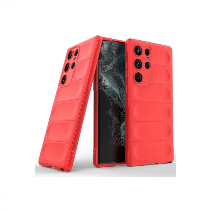 Samsung Galaxy S23 Ultra Kılıf Optimum Silikon - Kırmızı