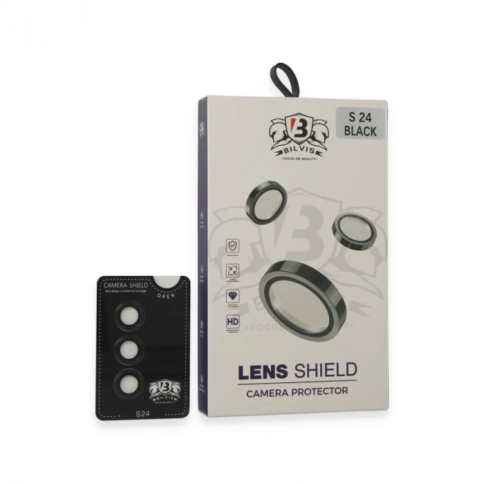 Samsung Galaxy S24 Bilvis Titan Kamera Lens - Siyah