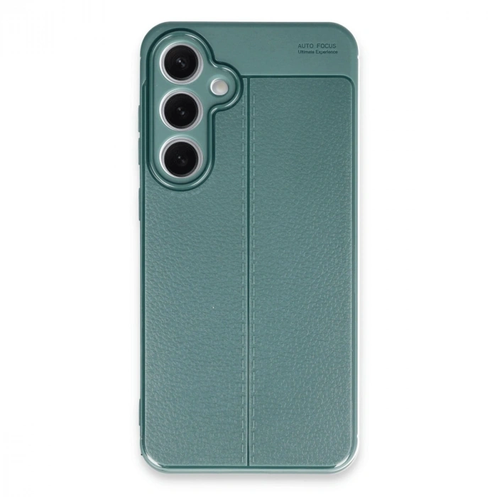 Samsung Galaxy S24 Fe Kılıf Auto Focus Kapak - Koyu Yeşil