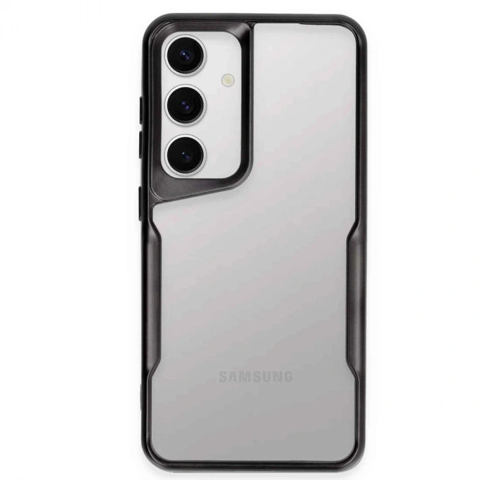 Samsung Galaxy S24 Kılıf Boyi Silikon Kapak - Siyah