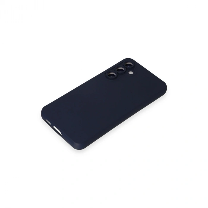 Samsung Galaxy S24 Kılıf Nano İçi Kadife Silikon - Lacivert